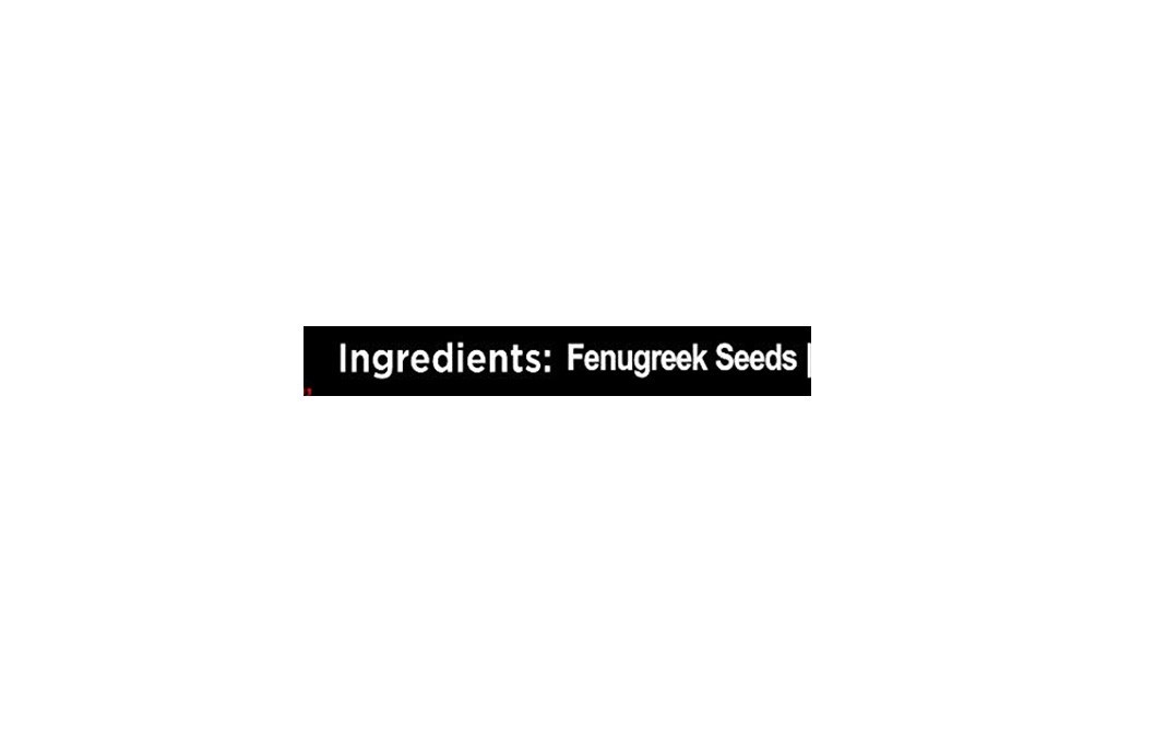 Salz & Aroma Fenugreek Seeds    Plastic Jar  100 grams